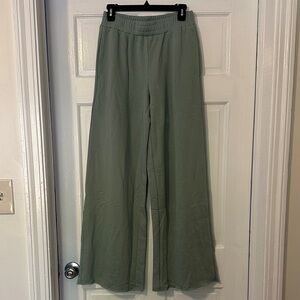 Sage Wide-Leg Sweats NWT